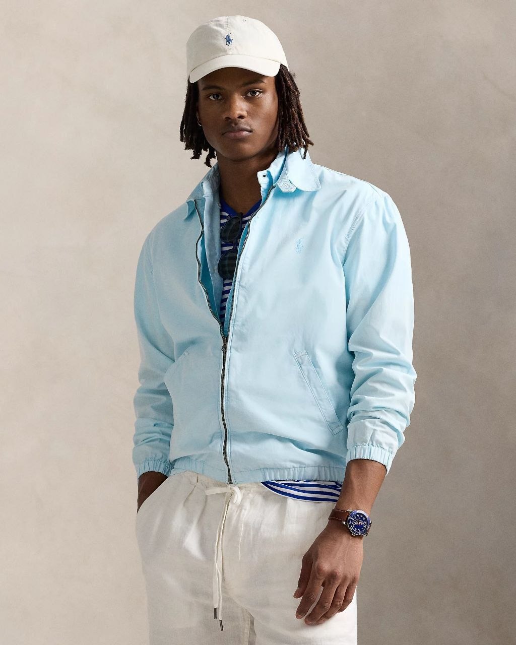 Куртка бомбер Polo Ralph Lauren Bayport Mineral Dyed Poplin Jacket